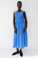 Smocked-bodice Dress