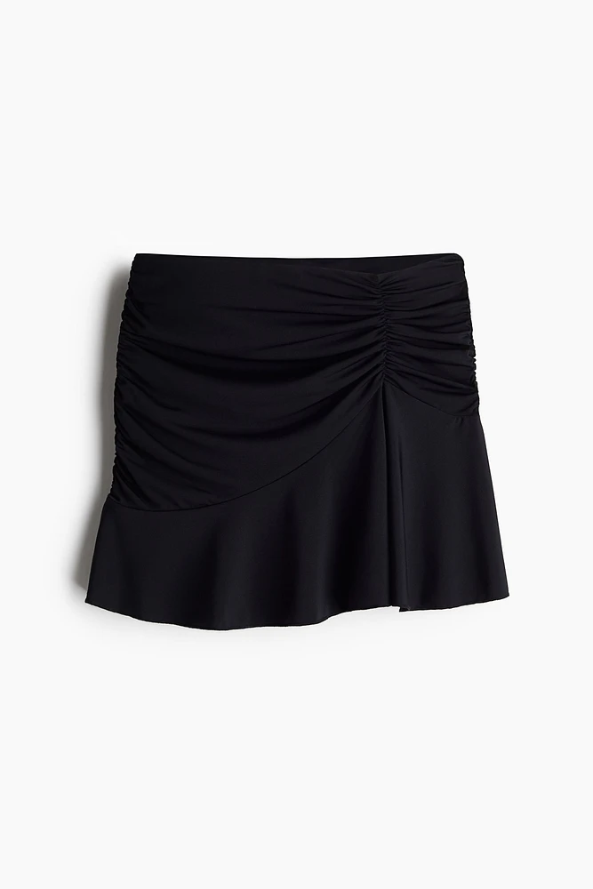 Gathered Mini Skirt