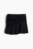 Gathered Mini Skirt