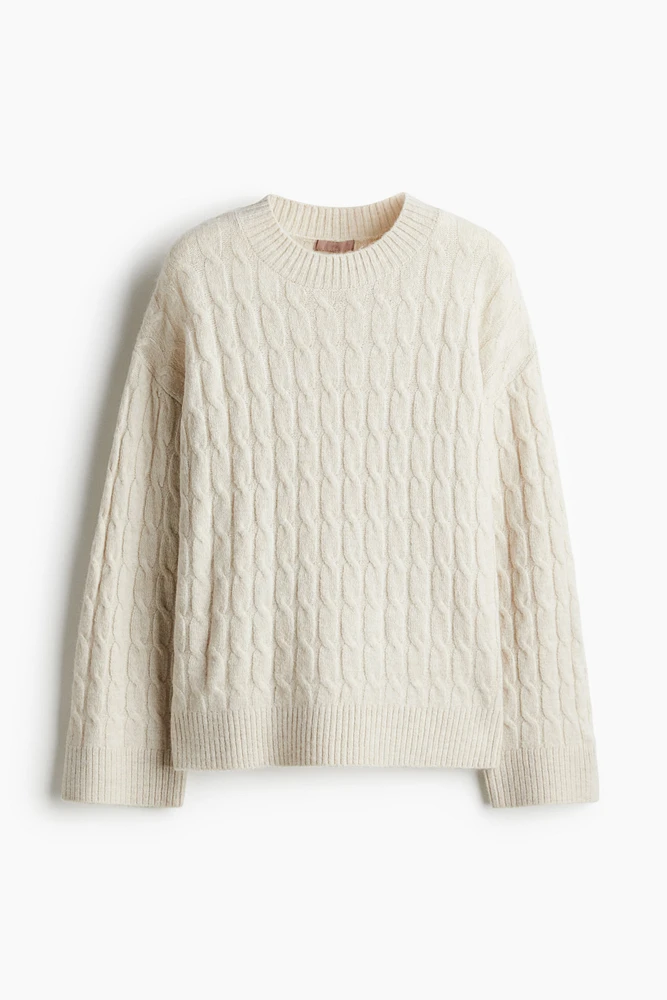 Cable-Knit Sweater