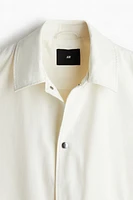 Regular Fit Canvas Coach Jacket