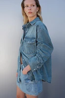 Oversized Denim Shirt