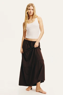 Tiered Maxi Skirt