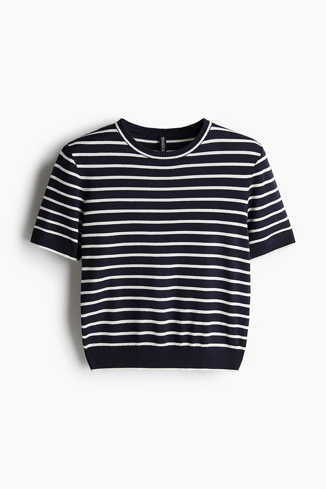 T-shirt en fin tricot