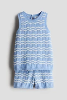 2-Piece Pointelle-Knit Set