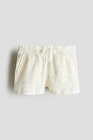Pointelle Jersey Shorts