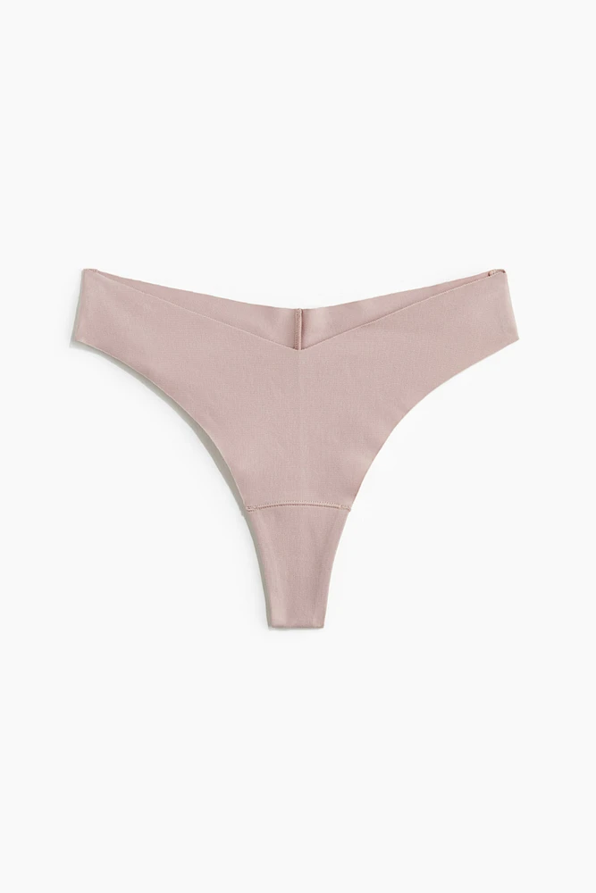3-Pack Invisible Cotton Brazilian Briefs
