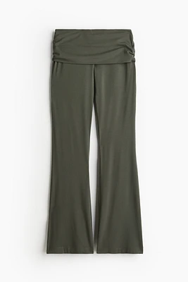 Flared Jersey Pants
