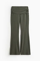 Flared Jersey Pants