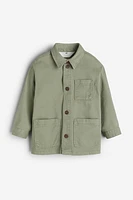 Oversized Twill Overshirt