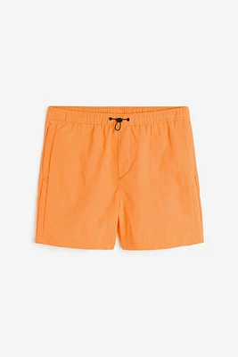 Regular Fit Nylon Shorts