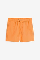 Regular Fit Nylon Shorts