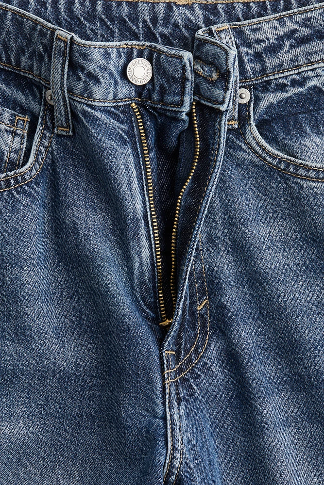 Jean ample très doux à taille haute