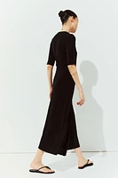 MAMA Nursing Wrap Dress