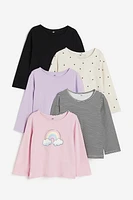 5-pack Long-sleeved Tops