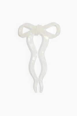 Bow-Detail Hair Stick