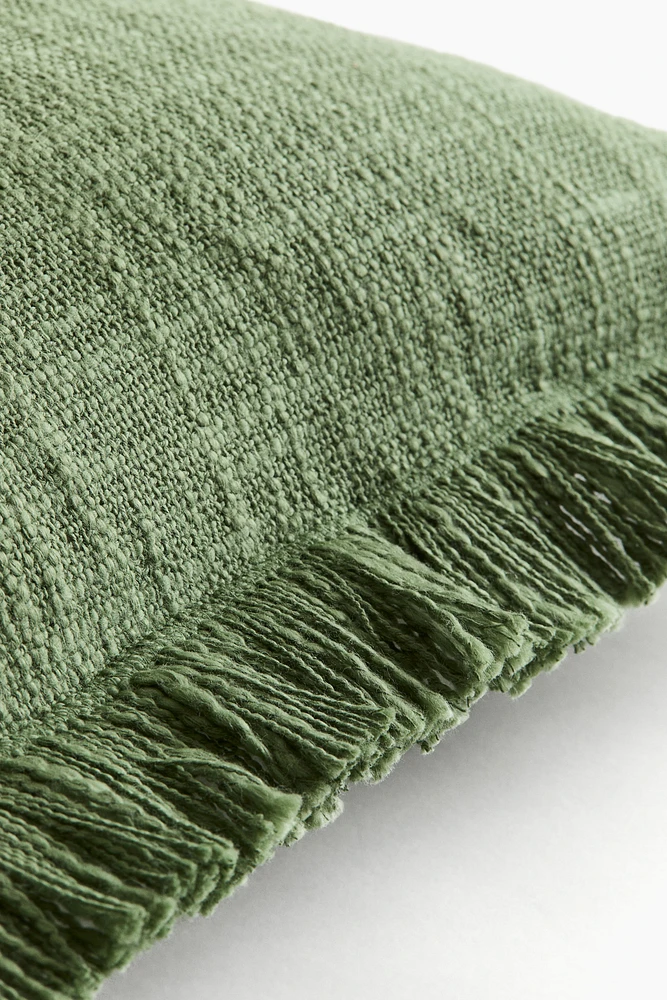 Housse de coussin flammée