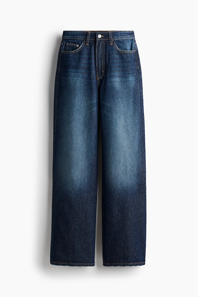 Jean ample Taille très haute