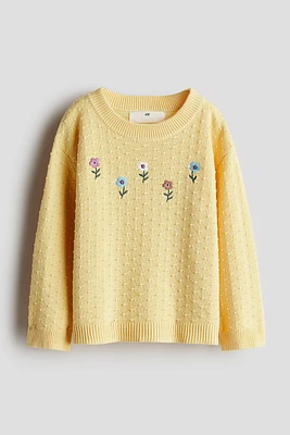 Chandail en coton à motif