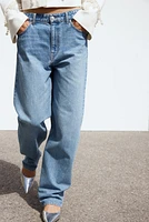 Creased Tapered Jeans