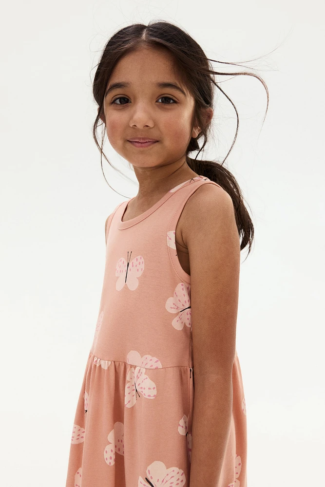 Robe à motif en coton