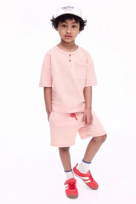 Henley Shirt and Shorts