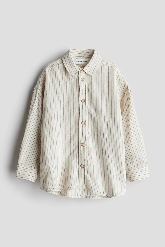 Linen-blend Shirt