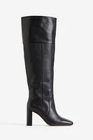 Knee-high Leather Boots