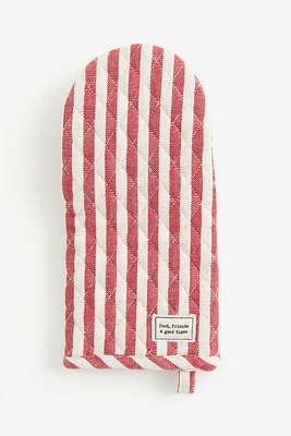 Striped Oven Mitt