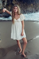 Puff-Sleeved Dress