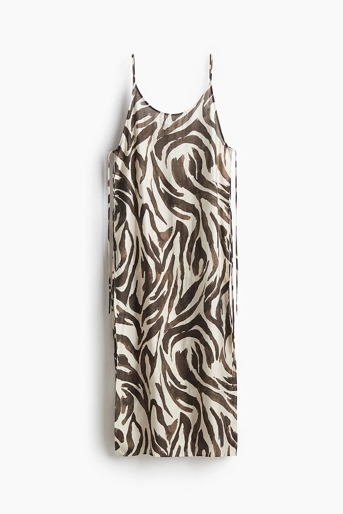 Robe de plage avec dos dégagé