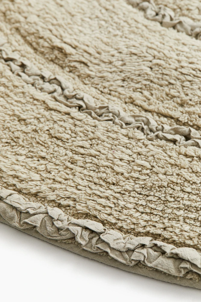 Round Cotton Bath Mat