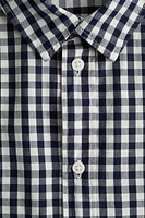 Short-Sleeved Cotton Shirt