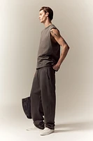 Pantalon de survêtement délavé coupe décontractée