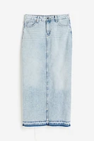 Denim Maxi Skirt