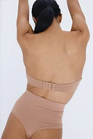 Soutien-gorge balconnet rembourré en microfibre