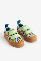 Patterned Canvas Sneakers