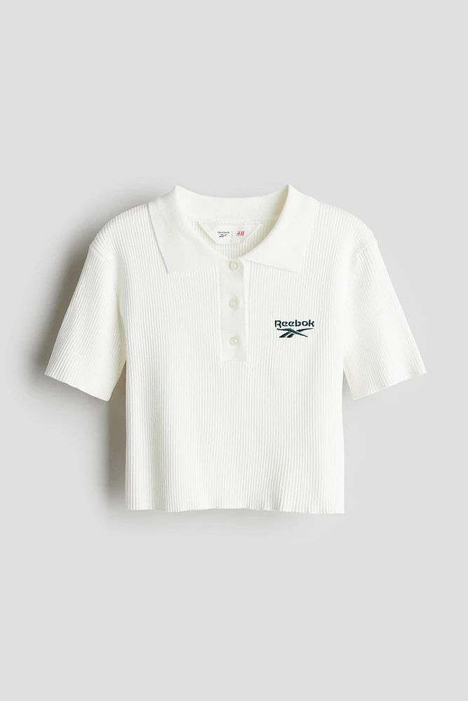 Embroidered-Detail Polo Shirt