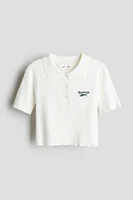 Embroidered-Detail Polo Shirt