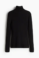 Cashmere-Blend Turtleneck Sweater