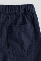 Pantalon en lin mélangé