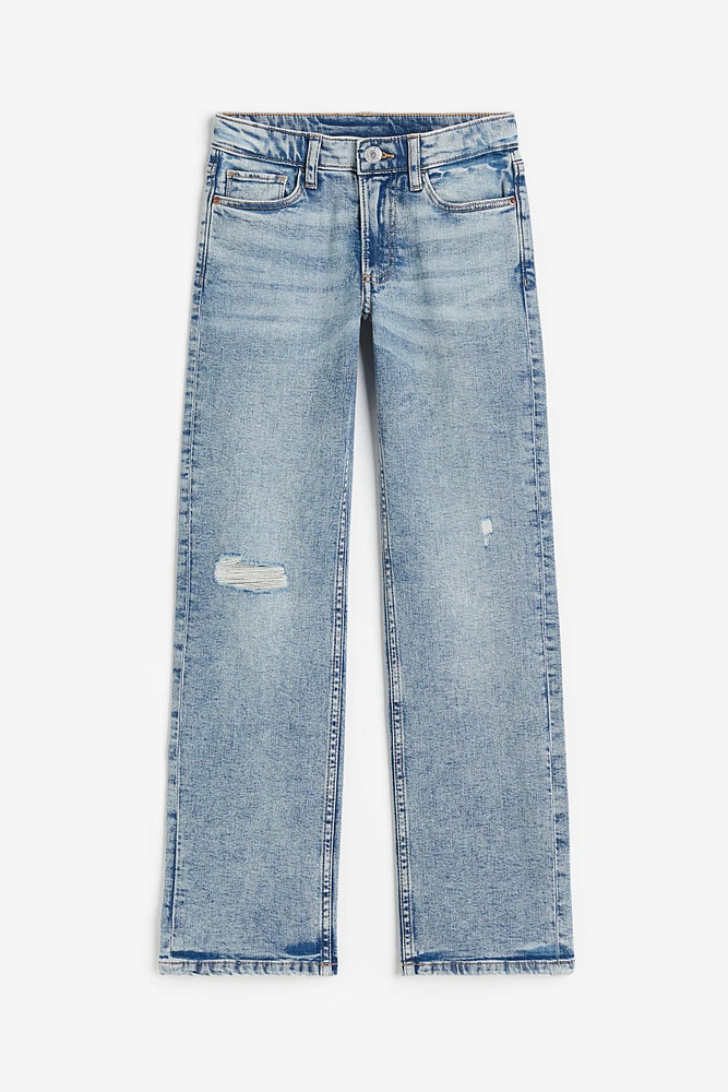 Straight Leg Low Jeans