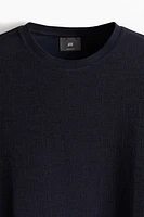 T-shirt texturé Coupe Classique