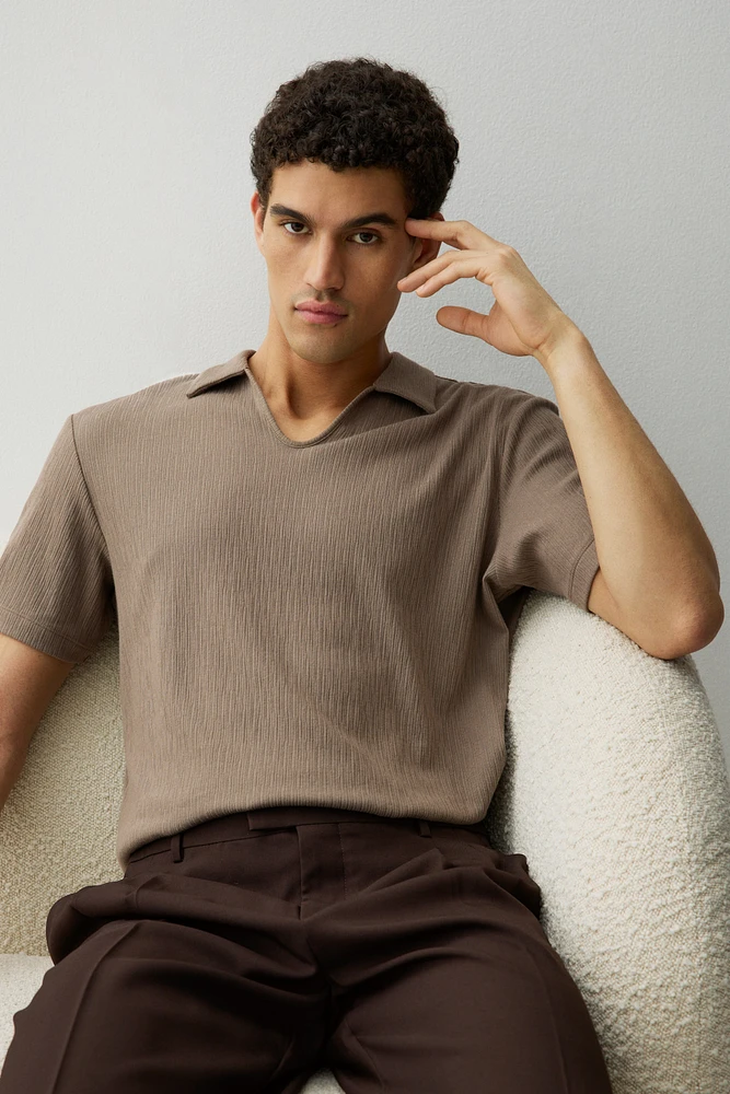 Regular-Fit T-Shirt with Collar