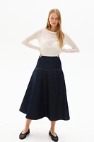 A-Line Denim Skirt