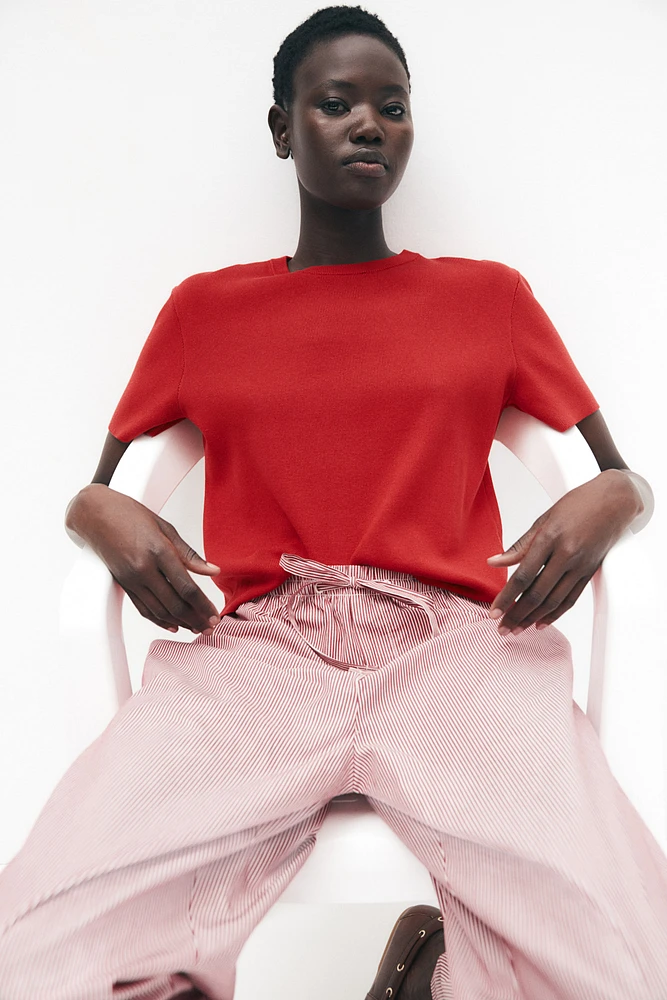 T-shirt en tricot fin