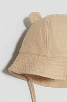Ear-detail Sun Hat