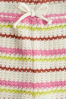 Textured-Knit Shorts