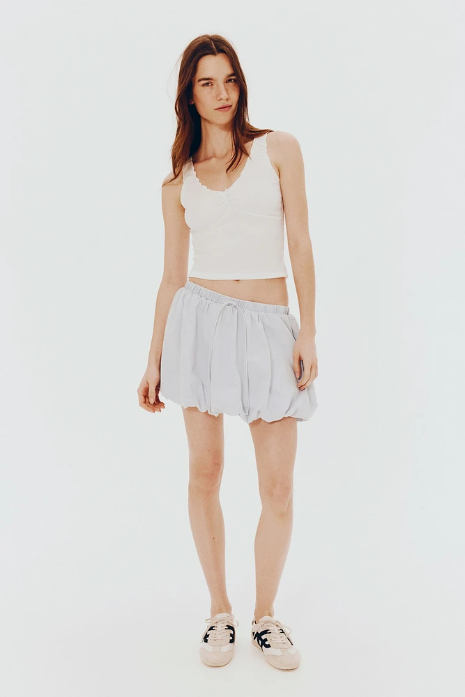 Camisole en jersey froissé