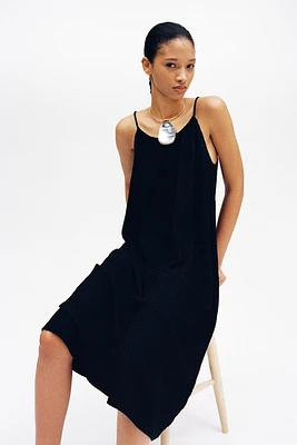 Textured Jersey Sleeveless Dress